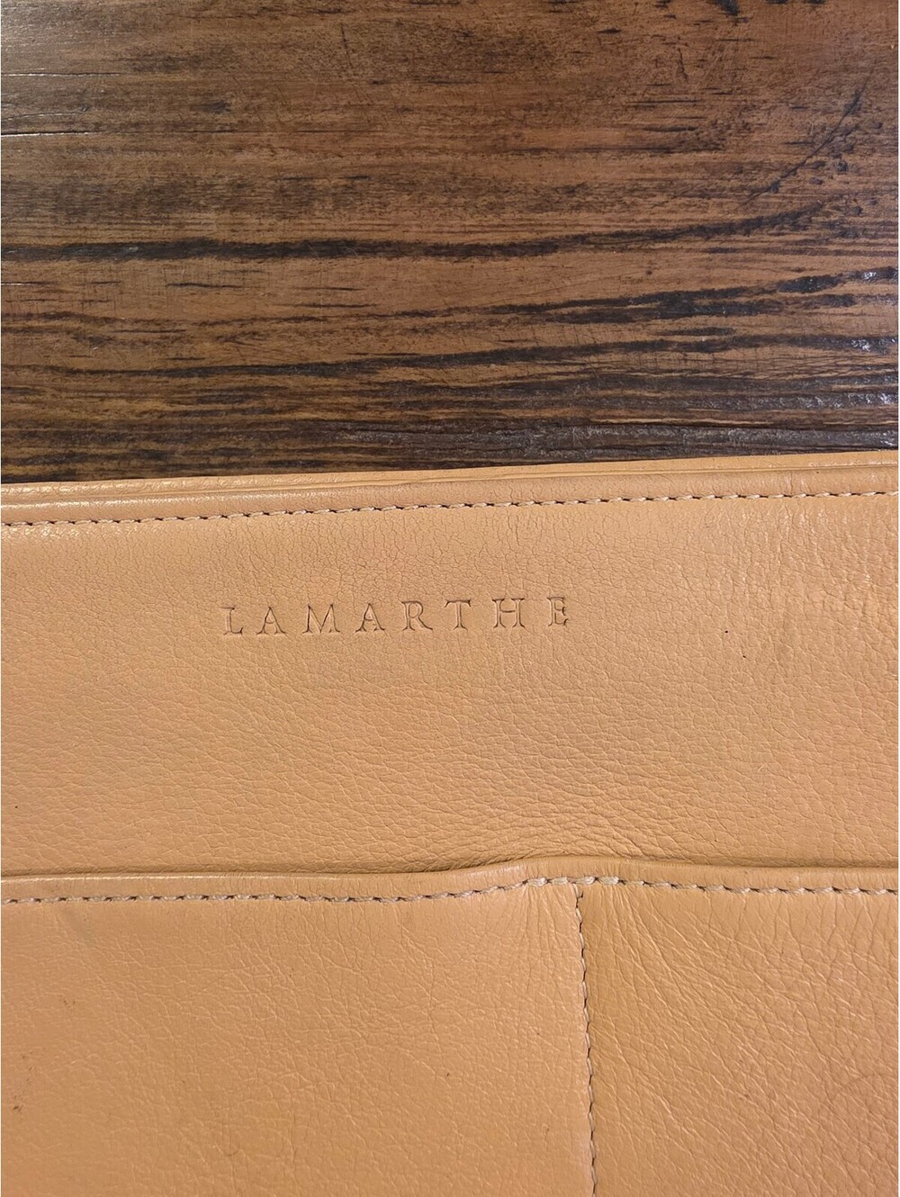 Lamarthe Tan Leather Shoulder Bag